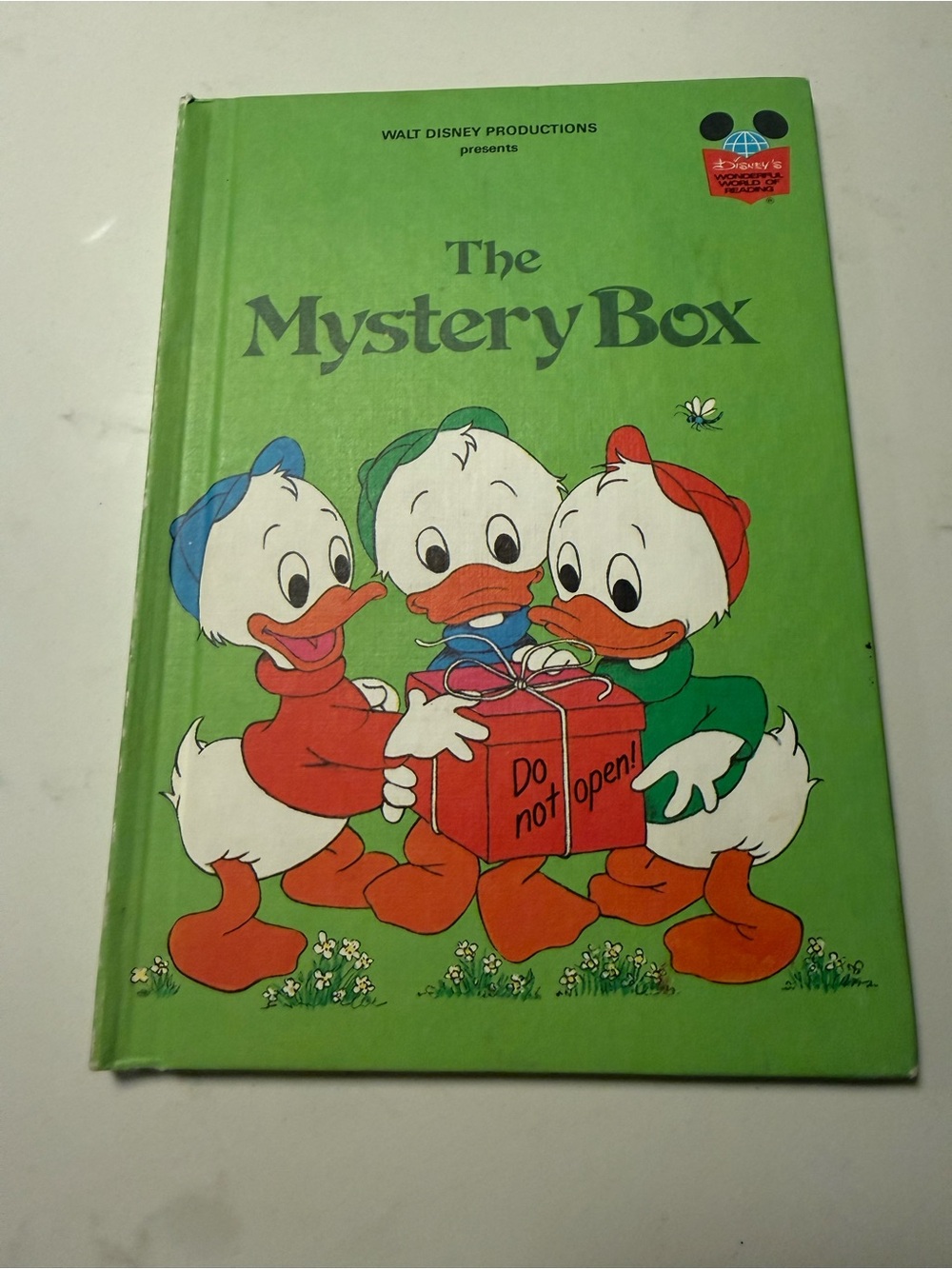 Vintage Disney The Mystery Box Hardcover Book